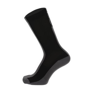 SANTINI Cyklistické ponožky klasické - PURO - černá M-L