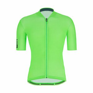 SANTINI Cyklistický dres s krátkým rukávem - COLORE - zelená M