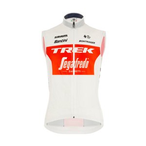SANTINI Cyklistická vesta - TREK SEGAFREDO 2021 - bílá/červená