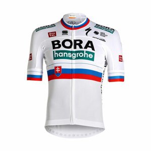 SPORTFUL Cyklistický dres s krátkým rukávem - BORA HANSGROHE 2021 - vícebarevná L