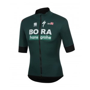SPORTFUL Cyklistický dres s krátkým rukávem - BORA HANSGROHE 2021 - zelená L
