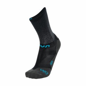 UYN Cyklistické ponožky klasické - AERO - černá 45-47