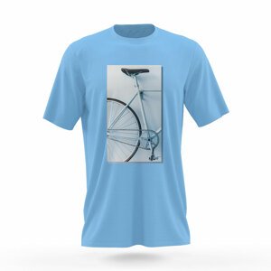 NU. BY HOLOKOLO Cyklistické triko s krátkým rukávem - DON'T QUIT' - modrá
