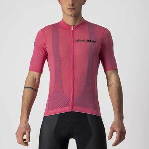 CASTELLI Cyklistický dres s krátkým rukávem - GIRO '21 MAGLIA ROSA - růžová XL