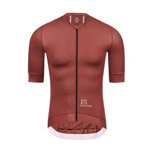MONTON Cyklistický dres s krátkým rukávem - TRAVELER MAX - červená S