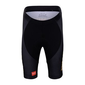 BONAVELO Cyklistické kalhoty krátké bez laclu - JUMBO-VISMA '23 KIDS - černá M-145cm