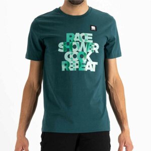 SPORTFUL Cyklistické triko s krátkým rukávem - BORA HANSGROHE FAN - zelená M
