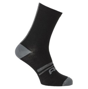AGU Cyklistické ponožky klasické - WINTER MERINO - černá S-M