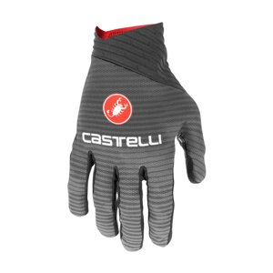CASTELLI Cyklistické rukavice dlouhoprsté - CW 6.1 CROSS - černá S