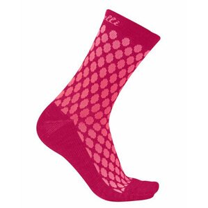 CASTELLI Cyklistické ponožky klasické - SFIDA 13 LADY WINTER - růžová