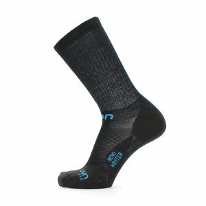UYN Cyklistické ponožky klasické - AERO WINTER - černá 42-44