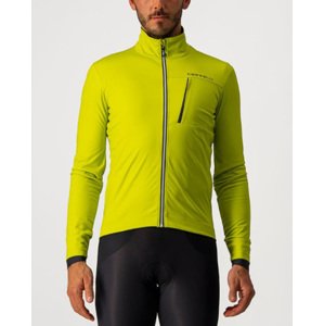CASTELLI Cyklistická zateplená bunda - GO WINTER - žlutá XL