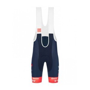 SANTINI Cyklistické kalhoty krátké s laclem - ORIGINAL kalhoty - červená/růžová/bílá/modrá 2XL