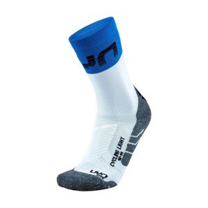 UYN Cyklistické ponožky klasické - LIGHT - modrá/šedá/bílá/černá 45-47