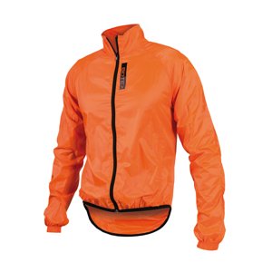 BIOTEX Cyklistická větruodolná bunda - X-LIGHT - oranžová XL