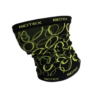 BIOTEX Cyklistický nákrčník - MULTIFUNCTIONAL - žlutá/černá UNI