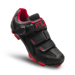 FLR Cyklistické tretry - F65 MTB - červená/černá 41