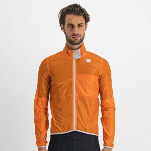SPORTFUL Cyklistická větruodolná bunda - HOT PACK EASYLIGHT - oranžová 2XL