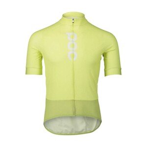 POC Cyklistický dres s krátkým rukávem - ESSENTIAL ROAD LOGO - žlutá