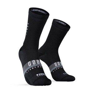 GOBIK Cyklistické ponožky klasické - LIGHTWEIGHT - černá L-XL