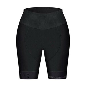 GOBIK Cyklistické kalhoty krátké s laclem - LIMITED 5.0 K9 LADY - černá XL