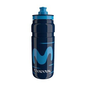 ELITE Cyklistická láhev na vodu - FLY MOVISTAR 750ml - modrá