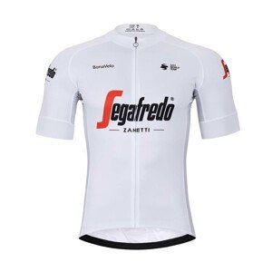 BONAVELO Cyklistický dres s krátkým rukávem - TREK 2022 - bílá