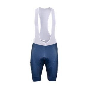 BONAVELO Cyklistické kalhoty krátké s laclem - ASTANA 2022 - modrá XL