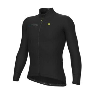 ALÉ Cyklistická zateplená bunda - FONDO 2.0 SOLID - černá XL