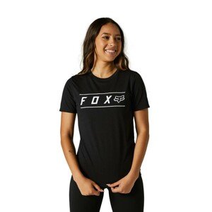 FOX Cyklistické triko s krátkým rukávem - PINNACLE LADY - černá