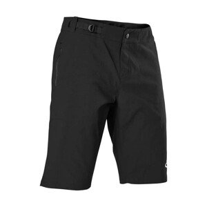 FOX Cyklistické kalhoty krátké bez laclu - RANGER - černá