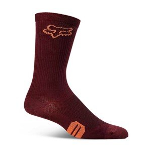 FOX Cyklistické ponožky klasické - RANGER LADY - bordó UNI