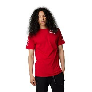 FOX Cyklistické triko s krátkým rukávem - TOKSYK PREMIUM - červená XL