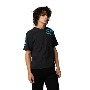FOX Cyklistické triko s krátkým rukávem - TOKSYK PREMIUM - černá L