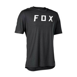 FOX Cyklistický dres s krátkým rukávem - RANGER MOTH - černá 2XL
