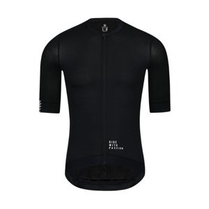 MONTON Cyklistický dres s krátkým rukávem - TRAVELER MAX - černá 2XL