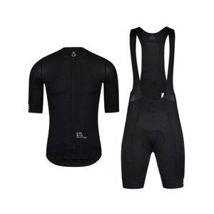 MONTON Cyklistický krátký dres a krátké kalhoty - TRAVELER MAX - černá