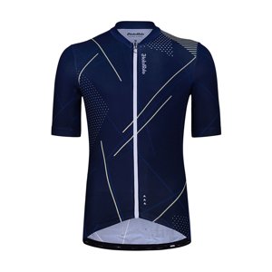 HOLOKOLO Cyklistický dres s krátkým rukávem - SPARKLE - modrá S
