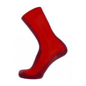 SANTINI Cyklistické ponožky klasické - PURO - červená XL-2XL