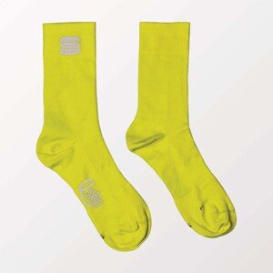 SPORTFUL Cyklistické ponožky klasické - MATCHY - žlutá XL