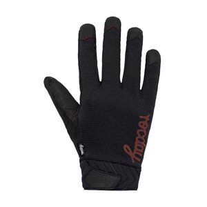 ROCDAY Cyklistické rukavice dlouhoprsté - EVO RACE - černá/červená XL