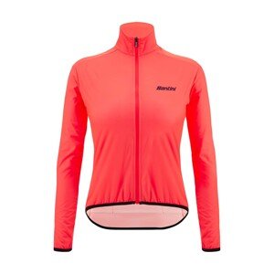 SANTINI Cyklistická větruodolná bunda - NEBULA WINDPROOF W - růžová M