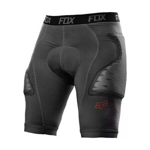 FOX šortky s chrániči - TITAN RACE - antracitová XL