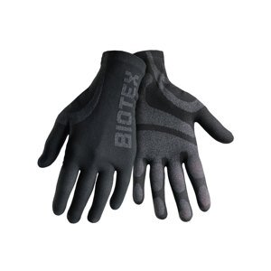 BIOTEX Cyklistické rukavice dlouhoprsté - LIMITLESS - černá UNI