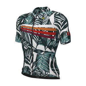 ALÉ Cyklistický dres s krátkým rukávem - WILD PR-E - zelená 2XL