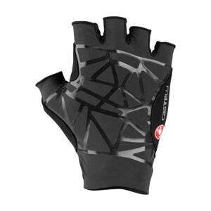 CASTELLI Cyklistické rukavice krátkoprsté - ICON RACE - černá 2XL