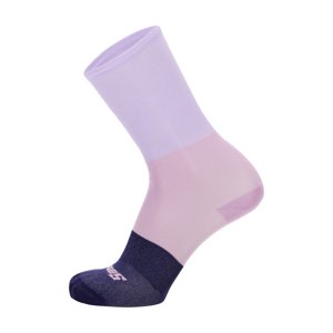 SANTINI Cyklistické ponožky klasické - BENGAL - fialová