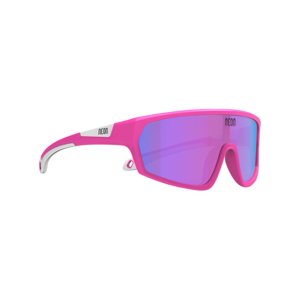NEON Cyklistické brýle - LOOP - růžová/bílá
