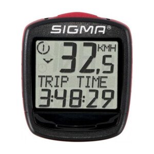 SIGMA SPORT tachometr - BC 1200 - červená/černá