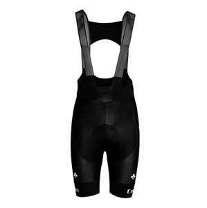 PISSEI Cyklistické kalhoty krátké s laclem - UAE TEAM EMIRATES 2024 - černá M